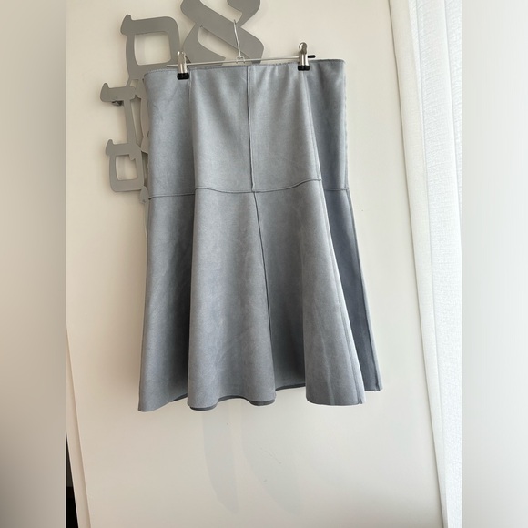 Zara sueded skater skirt - Picture 1 of 3